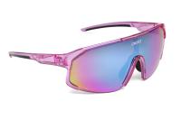 Спортивные очки KV+ ALPHA glasses pink crystal, lens peach red, SG15.12