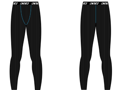 Термобрюки KV+ ASCONA pants man black 20U101.1