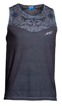 Майка KV+ ARENA running top man, black\ grey, 23S02.1