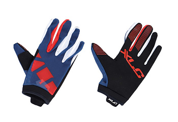 Перчатки XLC Full finger glove MTB blue 250014807