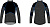 Термофутболка KV+ JULIER woman long sleeves shirt pro-wind-tech, black 21U123.1