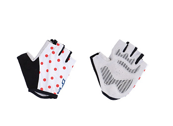 Перчатки XLC Short finger glove white\red, M 2500148132