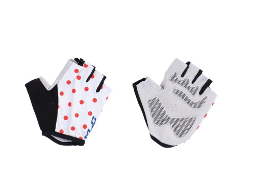 Перчатки XLC Short finger glove white\red, M 2500148132