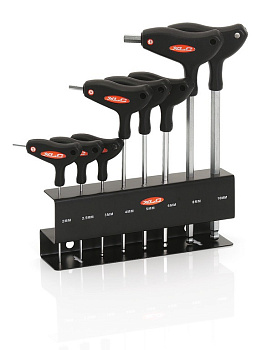 Набор инструментов XLC T-Form Socket Wrenchset TO-AB01 2\2,5\3\4\6\8\10 mm w. Presenter 2503609500