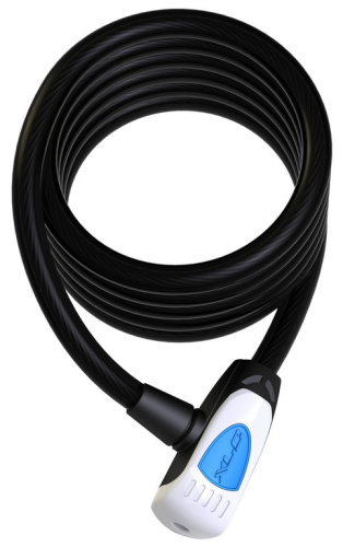 Замок XLC curly cable lock Al Capone III Ш 12mm\1850mm 2502331400