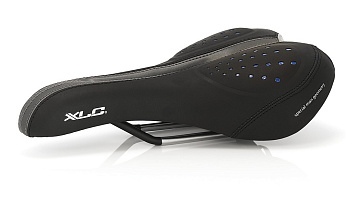 Седло XLC Trekking saddle Globetrotter SA-G01male 278x168 mm, black, approx 420 gr 2502026000