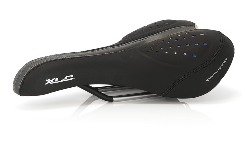 Седло XLC Trekking saddle Globetrotter SA-G01male 278x168 mm, black, approx 420 gr 2502026000