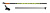 Палки KV+ Forza Clip cross country pole Yellow, 22P016Y