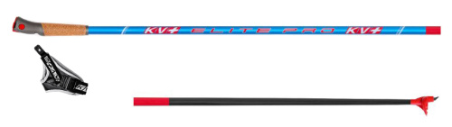 Палки KV+ ELITE PRO Clip Blue cross country pole 22P020Q