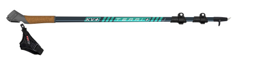 Палки для ходьбы KV+ TERRI Clip 3 section telescope pole, max. 130 cm 22W03