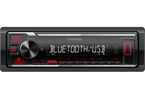 Автомобильный цифровой медиа-ресивер KENWOOD KMM-BT209