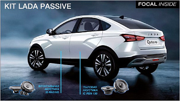 Комплект для замены штатной акустической системы FOCAL KIT LADA Passive