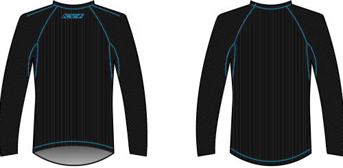 Термофутболка KV+ ASCONA top man black 20U100.1