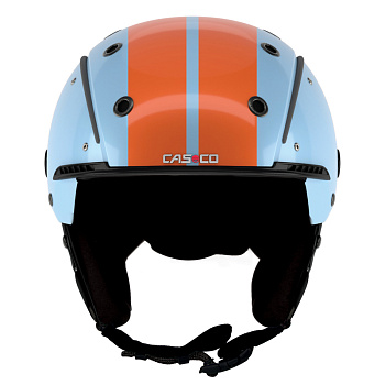 Горнолыжный шлем CASCO SP-3 Airwolf comp. blue retro 07.2528